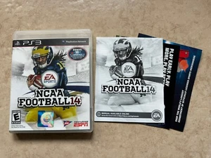 NCAA Football 14 (Sony PlayStation 3 PS3, 2013) CIB W/ Manual & Inserts Complete - Picture 1 of 8