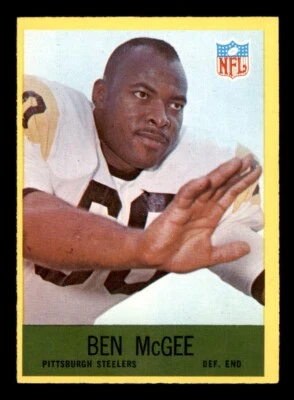 1967 Philadelphia Football #154 Ben McGee EX/MT *e1 - Image 1 of 2