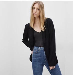 Aritzia Talula 00 Schwarz Relaxed Kent Blazer - Bild 1 von 6