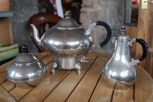Vintage Art Deco WESAM 123 Electric Kettle Tea Pot Set - Picture 1 of 16
