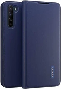 OPPO Schutzhülle Find X2 Lite Backcover Handyhülle Kunstleder dunkelblau - Bild 1 von 2