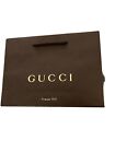 Gucci Firenze 1921 Brown Gucci Ssima Paper Gift Shopping Bags