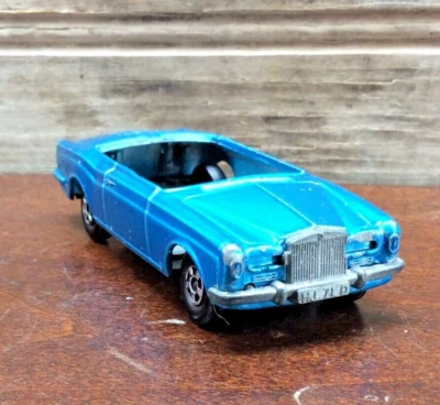Lesney Matchbox Car Vtg 1969 Rolls Royce Silver Shadow Coupe Superfast No.69 - Image 1 of 4