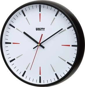 Unity Gibson Wanduhr in Schwarz 32 cm / 12,5 Zoll - Bild 1 von 1