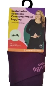 3XL Kindly Yours Leggings Thermo Base Layer Seamless Braun, Schwarz oder Lila Neu - Bild 1 von 4