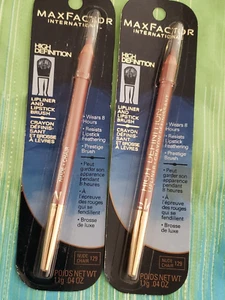 2X-- MAX FACTOR HIGH DEFINITION LIPLINER mit LIPPENSTIFTPINSEL - #129 NUDE - Bild 1 von 1