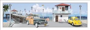 Manhattan, spiaggia, molo, surf, città, surf, woody, woodie, stazione, carro - Foto 1 di 5