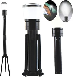 Linterna Telescópica con Zoom para Camping 1000 Lúmenes 3 en 1 IP65 Impermeable - Imagen 1 de 18