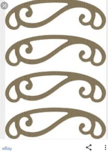 Quickutz Die Flourish Swirls Spirals Designs NEW Rare Quickutz Scrapbook Sizzix - Picture 1 of 1