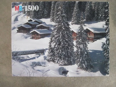 MB Milton Bradley York 1500 piece puzzle NEAR MATREI EAST TIROL AUSTRIA  Sealed - Image 1 of 2