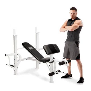 Marcy Diamond Elite Classic Multipurpose Home Gym Workout Lifting Weight Bench - Picture 1 of 6