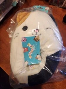 Zapatillas Squishmallow Cam the Cat guiñando un ojo niños talla 11/12 zapatos nuevos con etiquetas - Imagen 1 de 3