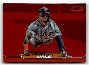 2024 Topps Stadium Club Javier Baez #164 Red Foil Tigers - Picture 1 of 2