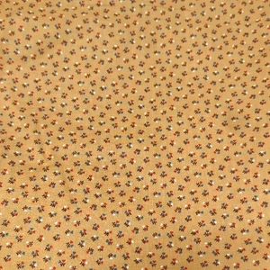 Vip Cranston Vtg. Fabric Heart Flower Bouquet Calico Cotton Fabric 42" X 1.5 Yd - Picture 1 of 3