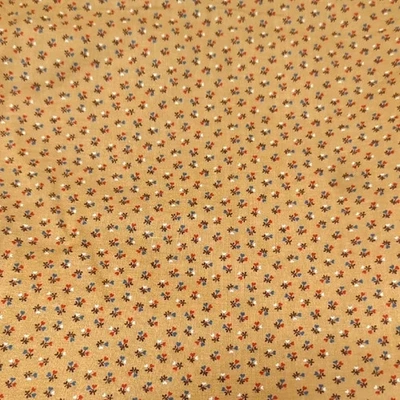 Vip Cranston Vtg. Fabric Heart Flower Bouquet Calico Cotton Fabric 42" X 1.5 Yd - Image 1 of 3