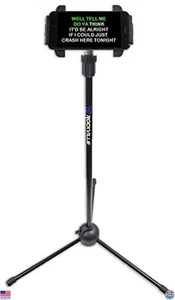 Rockville IPS20 Adjustable Tripod Stand for Tablets & Phones - 360° Rotating, - Picture 1 of 6