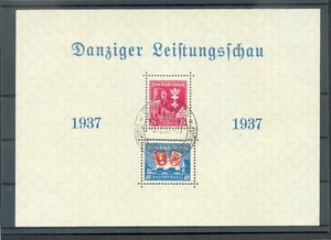 Danzig LEISTUNGSSCHAU BLOCK 3 SONDERSTEMPEL gest. 110EUR (72603 - Bild 1 von 1