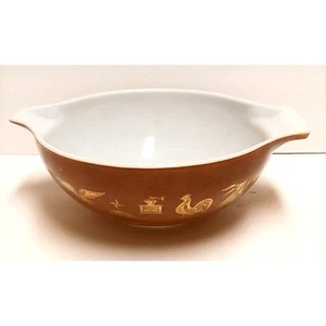Pyrex #444 frühe amerikanische Cinderella 4 Quart Vintage Rührschüssel - Bild 1 von 7