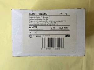 3M Scotch-Brite ~ Roloc Surface Conditioning Discs ~ 2" ~ Very Fine ~ 25 Discs - Picture 1 of 1