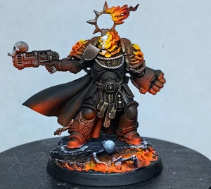 IN STOCK Primaris Captain Legion of Damned painted figure Warhammer 40k | Art - Picture 1 of 8