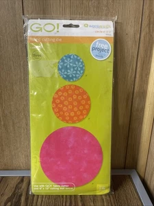 Accuquilt GO! Fabric Cutting Die CIRCLE 2", 3", 5" #55012 - Picture 1 of 6