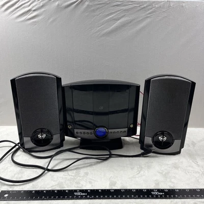 GPX HM3817DTBK Home Music System with Remote and AM/FM Radio black - Image 1 of 4