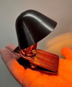 Lampada da lettura libro vintage morsetto lampada fungo bachelite piccola lampada - Foto 1 di 9