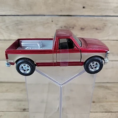 New Ray FORD F-150 Super Friction 4X4 1/32 Scale Diecast Model Truck Red Pewter - Image 1 of 4