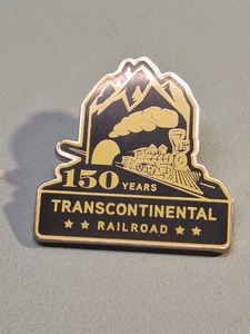 PIN RECUERDO CLAVO DORADO FERROCARRIL TRANSCONTINENTAL 150 ANIVERSARIO - Imagen 1 de 3