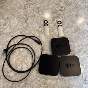 3 Apple TV Model A1469 3rd Generation HD Media Streamer with Power Cord & Remote - Picture 1 of 8