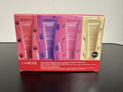 Juego de bálsamo brillante labial Laneige mini bayas, oso de goma, caramelo dulce, vainilla Foto 1 de 4