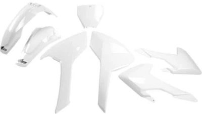 Kit de carrocería completa UFO Plastics - moto de cross blanca HUKIT616-041 Foto 1 de 3