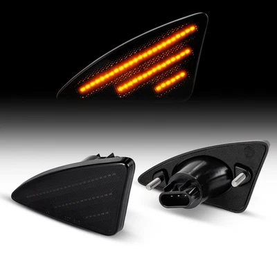 Amber LED Side Marker Turn Signal Lights For 2008-2017 Kenworth T660 T170 T270 - Image 1 of 4