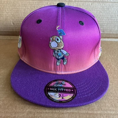 Kanye West Graduation 2007 Size 7 1/4 Fitted Hat Headgear Cap Classic Purple NEW - Image 1 of 4