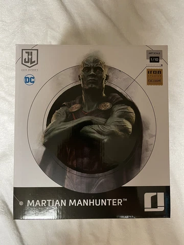 IRON STUDIOS ZACK SNYDER JUSTICE LEAGUE MARTIAN MANHUNTER SCALE 1/10 Defective Cover