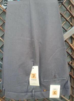 PANTALONES DE CINTURA FARAH FLEXI/EN GRIS/PANTALONES 42,44,46,48,50,52,54,56,58,60,62,64 Foto 1 de 2