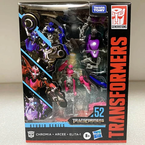 Hasbro Transformers Chromia Arcee Elita-1 Studio Series SS52 Set Figure Official Cover