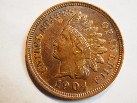 1904  INDIAN  HEAD CENT  *** NICE*** FREE SHIPPING  V6699 Cover