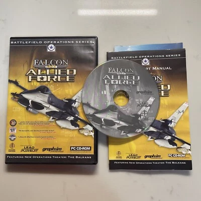 Falcon 4.0 Allied Froce (Battlefield Operation series) - PC CD-rom Inc manual - Image 1 of 4