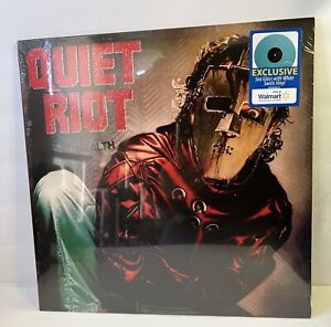 Quiet Riot Metal Health LP Wal Mart verre de mer exclusif vinyle coloré tourbillonnant NEUF