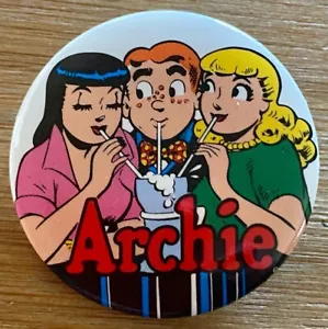 Archie, Veronica & Betty 1987 - Archie Comics - 1.25" Diameter Pinback Button - Picture 1 of 4