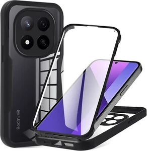 Pour Redmi note 14 pro + 5G Coque Gel avant + Arrière 360 Protection INTEGRALE - Zdjęcie 1 z 5