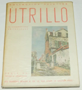 Francis Jourdain – UTRILLO Collection Palettes 1949 Editions Braun Hardback Book - Picture 1 of 16