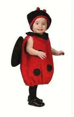 HALLOWEEN COSTUME Fun World BABY BUG Infant Costume Tunic, Wings, Hat  NEW!    - Image 1 of 4