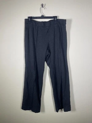 Soft Surroundings Women's Charcoal Gray Pull-on Pants Stretch Straight Leg 14 - Image 1 of 4