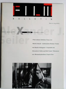 filmbulletin Heft 189 1993 DOSSIER - Alexander J. Seiler #1 - Photo 1/2