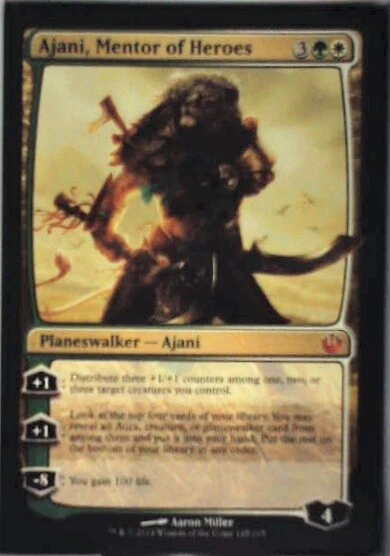 Ajani, Mentor of Heroes - Journey Into Nyx: #145, Magic: The Gathering Nm R237 - Image 1 of 1