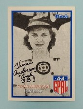 1995/96 Fritsch AAGPBL Vivian "Andy" Anderson Signed Auto #236 Card