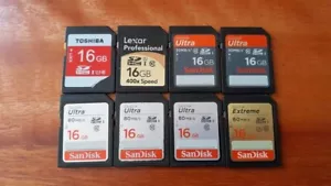 1 x Brand Name 16GB SD Memory Card (Class 10) SDHC for Camera, Phone etc. - Picture 1 of 2