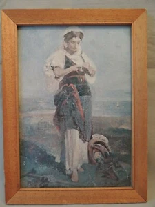 Sammlerdruck Gemälde N. Lytras 31,5cm x 23,5cm - Bild 1 von 7